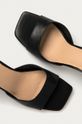 černá Aldo - Kožené sandály Asteama