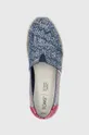 granatowy Toms Espadryle Floral Hmong
