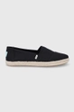 czarny Toms Espadryle Damski