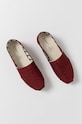 Toms Espadrile 10015766 burgundia