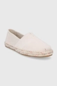 Toms bőr espadrilles Esparto bézs