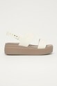 Crocs sandały Brooklyn Low Wedge pozostałe biały KLYN.LOW.WEDGE.W.206453