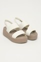 Crocs sandały Brooklyn Low Wedge KLYN.LOW.WEDGE.W.206453 biały AA00