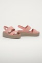 Crocs sandały Brooklyn Low Wedge KLYN.LOW.WEDGE.W.206453 różowy AA00