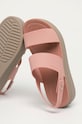 Crocs sandały Brooklyn Low Wedge różowy KLYN.LOW.WEDGE.W.206453