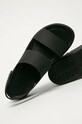 Crocs sandały Brooklyn Low Wedge czarny KLYN.LOW.WEDGE.W.206453