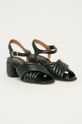 Kožené sandále Tory Burch čierna