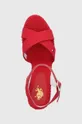 červená Sandále U.S. Polo Assn.
