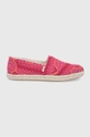 fioletowy Toms Espadryle Alpargata Rope Damski