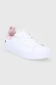Πάνινα παπούτσια Lacoste λευκό