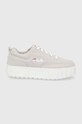 Fila Tenisówki Sandblast platforma beżowy 1011436