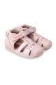 roz pastelat Biomecanics - Sandale din piele pentru copii De fete