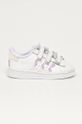 bílá adidas Originals - Dětské kožené boty Superstar Cf FV3657 Dívčí