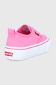 Dziewczynka Levi's Tenisówki dziecięce VBET0020TNEWPEARLG fioletowy