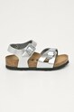 Birkenstock - Dječje sandale Rio srebrna 1019201