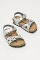 Birkenstock sandali per bambini Rio 1019201 argento SS21
