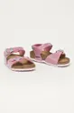 Birkenstock - Detské kožené sandále Cosmic ružová