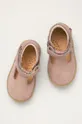 ροζ Mrugała - Δερμάτινα παιδικά κλειστά παπούτσια