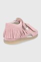 DÍVKA Dětské semišové sandály Mrugała INDIAN.S.1245.1.26.30.G růžová