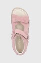 Dětské semišové sandály Mrugała růžová INDIAN.S.1345.1.31.35.G