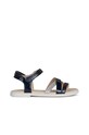 Fete Geox - Sandale din piele pentru copii J5235D.002BJ.S.KA.24.27 bleumarin