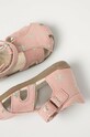Dětské semišové sandály Mrugała MIMI.1111.A04.18.25.G růžová