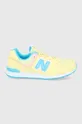 žltá Detské topánky New Balance GC574BYS Dievčenský