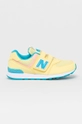 žltá Detské topánky New Balance PV574BYS Dievčenský