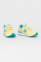 Detské topánky New Balance PV574BYS žltá