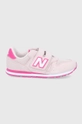 różowy New Balance Buty dziecięce YV373SPW Dziewczęcy