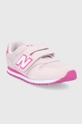 New Balance Buty dziecięce YV373SPW różowy