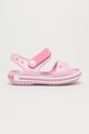 pastelově růžová Crocs - Dětské sandály Dívčí