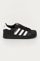 adidas Originals - Buty dziecięce Superstar EF5394 imitacja skóry licowej czarny EF5394