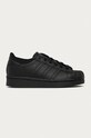 adidas Originals scarpe per bambini Superstar finta pelle fiore nero FU7715