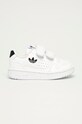 adidas Originals - Buty dziecięce NY 90 CF FY9848 imitacja skóry licowej biały FY9848