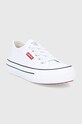 Levi's Tenisówki dziecięce VBAL0004THIGHBALL biały SS21