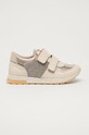 Mrugała - Buty skórzane dziecięce beżowy COCO.3311.1.31.35.K