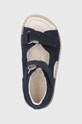 Detské semišové sandále Mrugała tmavomodrá HUGO.1206.1.26.30.K