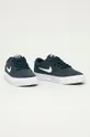 Nike Kids - Detské semišové topánky SB Charge Suede tmavomodrá