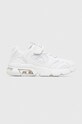 Kappa sneakersy dziecięce imitacja skóry licowej biały 260891K