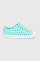 Native Tenisówki dziecięce slip on turkusowy JEFFERSON.KIDS.15100100