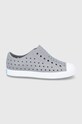 Native Tenisówki dziecięce slip on szary JEFFERSON.KIDS.15100100