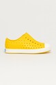 Native Tenisówki dziecięce slip on żółty JEFFERS.JUNIOR.12100100
