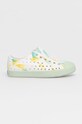 Native Tenisówki dziecięce slip on zielony JEFFERS.PRINT.K13100101