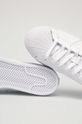 biela adidas Originals - Kožená obuv Superstar