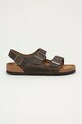 Birkenstock - Kožené sandále Milano zelená 1019336