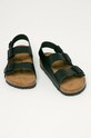 Nubukové sandále Birkenstock Milano 34191.Milano čierna SS22