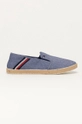 modrá Espadrilky Tommy Hilfiger Pánsky