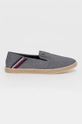 czarny Tommy Hilfiger Espadryle Męski