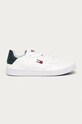 Tommy Jeans - Buty skórzane EM0EM00647 biały EM0EM00647
